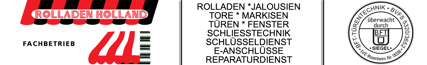Willkommen bei Rolladen Holland Logo